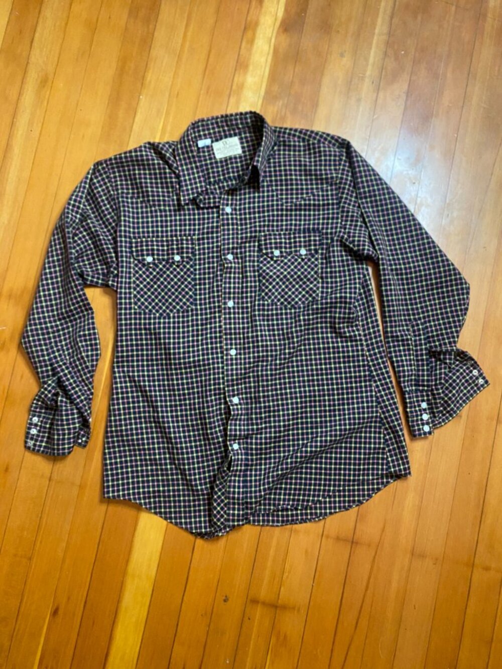 Vintage Pearl Snap, "Dee Cee" Western shirt